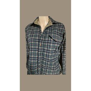 Vintage Pendleton Plaid Flannel Wool Shirt Country Traditionals Women's Small